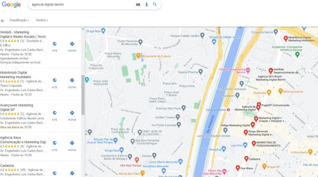 My Business busca localização