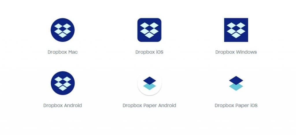 identidade visual dropbox 2