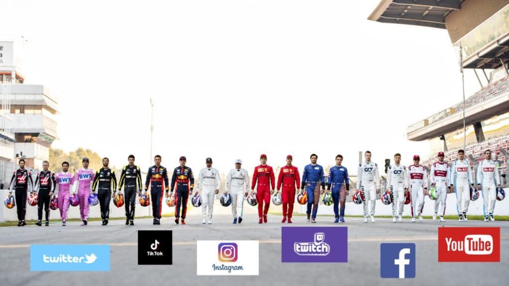 Formula 1 e redes sociais
