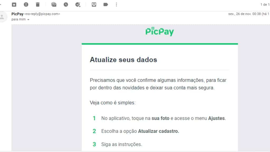 e-mail marketing picpay