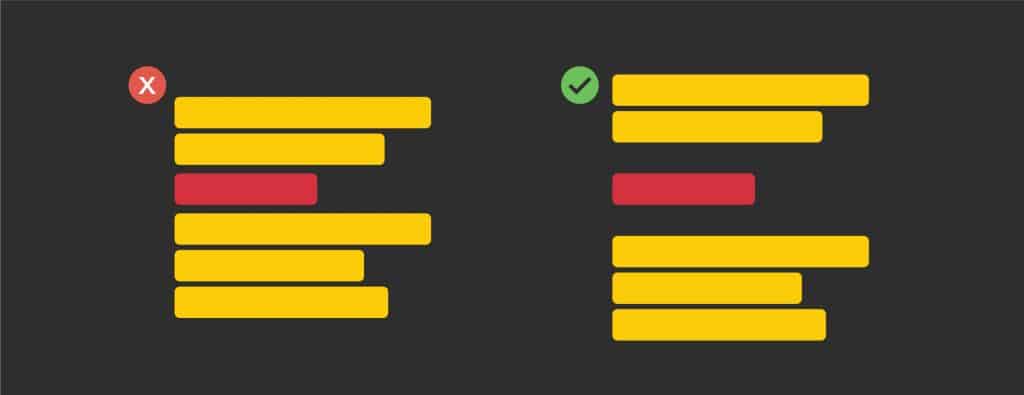 landing pages - organização