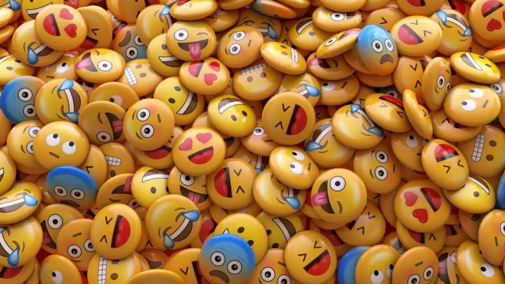 Vários emojis