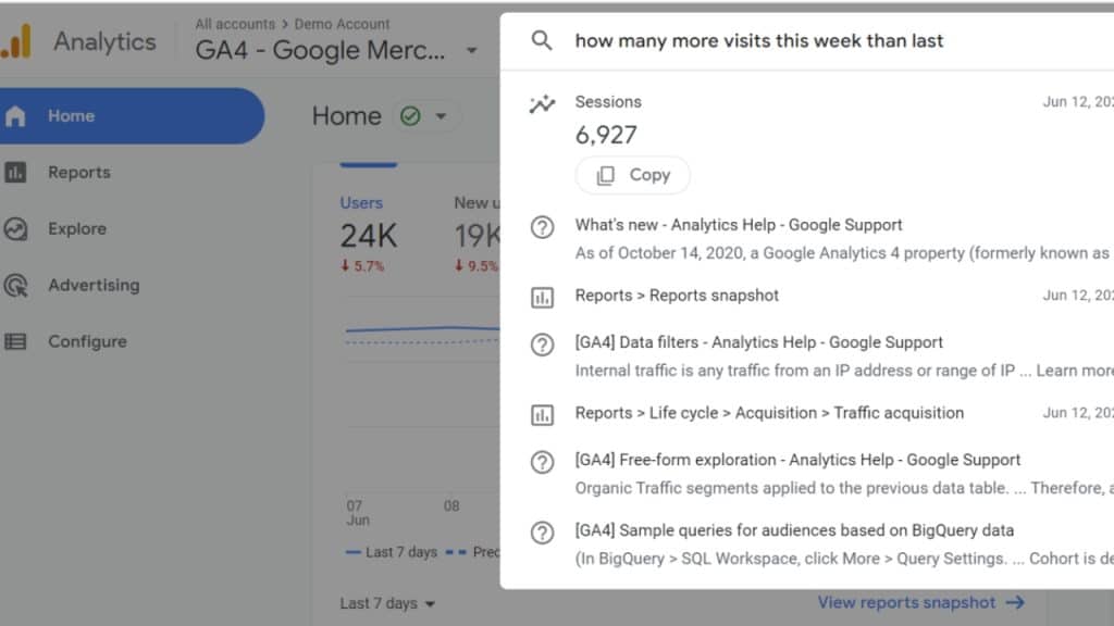 Demo Google Analytics 4
